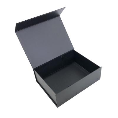 China Recycled Materials Factory Custom Design Logo Flip Packing Gift Cheap Paper Box UV Printing for sale