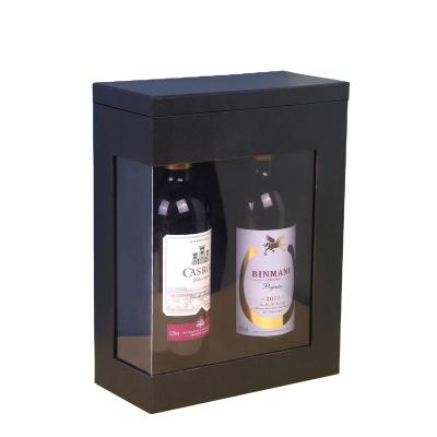 China Recyclable Custom Logo Printing Luxury Cardboard Closure Red Wine Bottle Gift Paper Packaging Box for sale