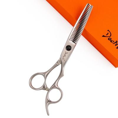 China Professional Hairdressing Scissors Barber Scissors Thinning Stainless Steel Hairstyling 6 Inch Thinning Scissors Set for sale