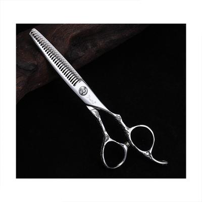 China Professional Hairdressing Scissors Barber Scissors Thinning Stainless Steel Hairstyling 6 Inch Thinning Scissors Set for sale