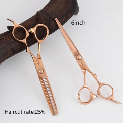 China Right handed scissors factory directly sell the best hairdressing scissors stainless steel barber scissors the best 6 inch hairdressing scissors for sale