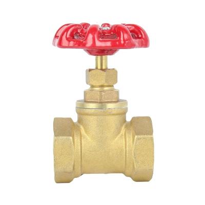 China General Wholesale Water Stop Valve Check Valve Dn15 Dn65 Copper High Pressure Brass Stop Valve 1/2