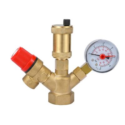 China New Design Female Thread General Gas System Administration Gas Valve Boiler Instrument Brass Boiler Valve for sale