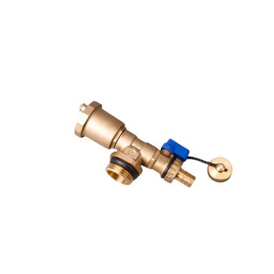 China Dn25 Premium High Temperature Blue Automatic Air Vent Valve Handle High Temperature Brass Valve 1