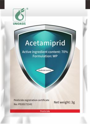 Китай Пестицид томата 70% Acetamiprid WP естественный для сумеречницы капусты продается