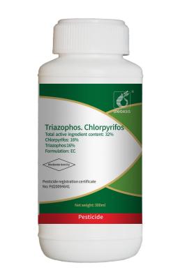 Chine Pesticide biologique d'organophosphate de chlorpyrifos de Nematicides 16% Triazophos 16% d'acaricide à vendre