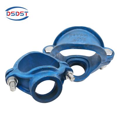 China Ductile Cast Iron Pipe Saddle Water Outer Head Flange Ductile Head Flange For Plastic Tubes China Supplier OEM for sale