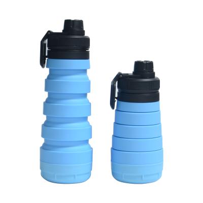 China Food Grade Collapsible Collapsible Silicone Storage Collapsible Gym Water Bottle for sale