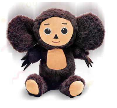 China Factory Wholesale Customized Music Monkey Plush Toy Chebrashka Electric Plush Sounding Sounding Monkey Toy Animal Toys for sale