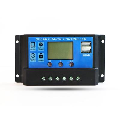 China ALLPOWERS 20A Charger Controller Solar Panel Battery Intelligent Regulator with USB Port Display 12V/24V for sale