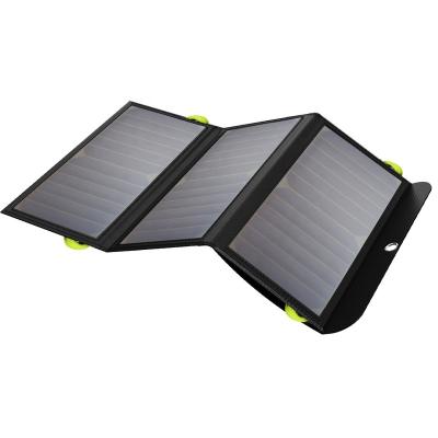 China Fast Charging Support Portable Power Bank 21W Waterproof Built-in 10000mah Battery Foldable Solar Panel Charger for sale