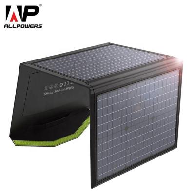 China Portable 60W 100W Solar Panel Charger Controller Folding Foldable Waterproof Charger Mobile Power Bank For Phone Battery USB Port for sale