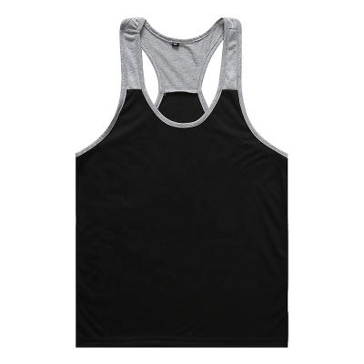 China Wholesale Custom New Style OEM Logo Gym Fitness Men's Smooth Tank Top Anti-Shrink for sale