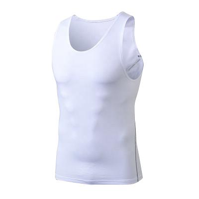 China OEM fashion fitness men's gym tight tank tops smooth QUICK DRY high quality sport logo for sale