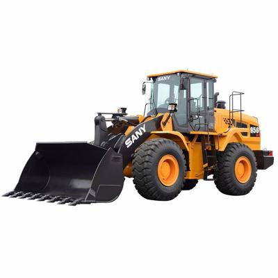 China Multifuction SYL956H5 5ton Front End Loader with Big Bucket 4m4 Mini Pay Loader with Log Grabble for sale