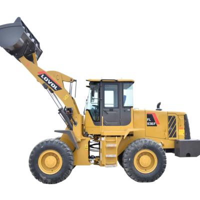 China Hotels China Lovol Power 3000KG Rated Wheel Loading Loader With 1.8m3 Cubic Bucket FL936F for sale