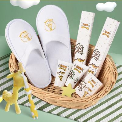 China Cartoon Children Amenities Kit Bathroom Amenity Hotel Bathroom Disposable Hotel Private Label Toiletries for sale