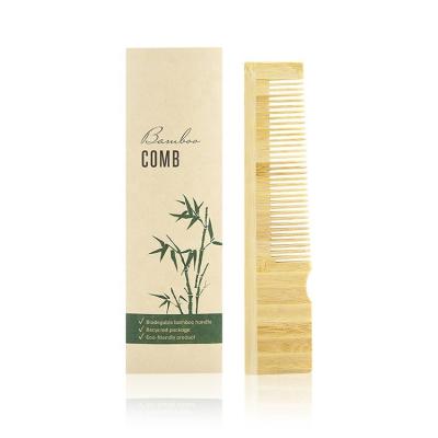 China Travel Disposable Five Star Bamboo Comb Hotel Amenities Eco-friendly Hotel Amenities Customized Hotel Comb for sale