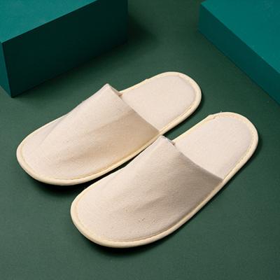 China Eco-friendly Exquisite Disposable Hotel Amenities China Wholesale Customized Luxury Eco-friendly Gray Antislip Disposable Women's Hotel Slippers Home for sale