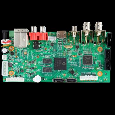 China Support intelligent analysis and detection H.265 4ch 4K hybrid mode non real-time human CCTV DVR motherboard for sale