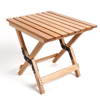 China Easy to fold and carry JWW-001 wholesale garden stool small wooden camp chair folding for camping and outdoor for sale