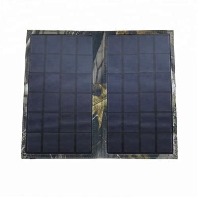 China 600D polyester JWN-002 High Quality Mini Flexible Foldable Solar Panel and Portable Solar Power Bank Mobile Phone Charger for sale