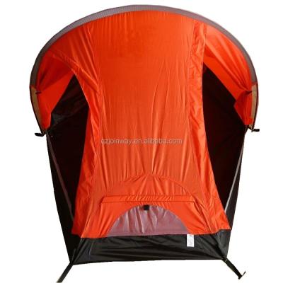 China JWF-043 Anti Water Orange Color Ultralight Backpacking Motorcycle Camping Tent For 1 Person for sale