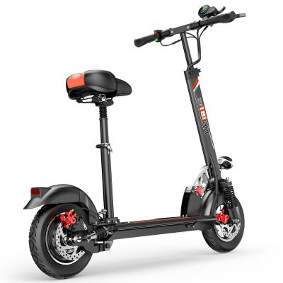 China Unisex Electric Scooters With Seat , 500w Motor Fat Tire Adult Folding Electric Scooter for sale