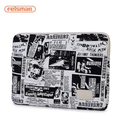 China Feisman Wear-Resistance Stylish Men's Business Laptop Bag, 13 14 15 Inch Computer Bag Laptop Case Sleeve For Macbook Air HP Dell Lenovo iPad Pro for sale