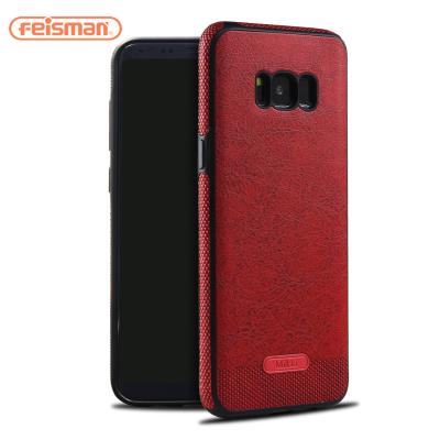 China Genuine Leather Dust Proof China TPU Phone Case For Samsung S8 S9 Plus for sale