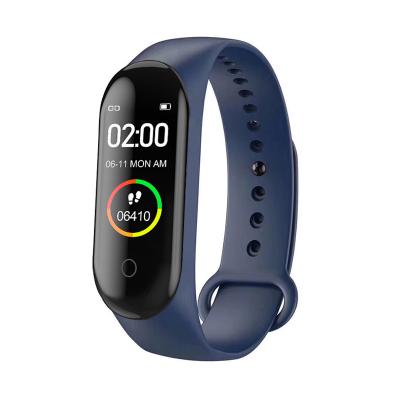 China 2022 Hot Sale Touch Screen Smartwatch M4 Heart Rate Monitor Smart Wristband All Day Fitness Tracker Ip67 Waterproof Smartband For Swimming for sale