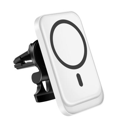 China Wholesale 15w C08 Car Fast Charging Fast Charging Car Chargers Wireless Magnetic Smart Wireless Phone Chargers Stand Holder For iPhone for sale