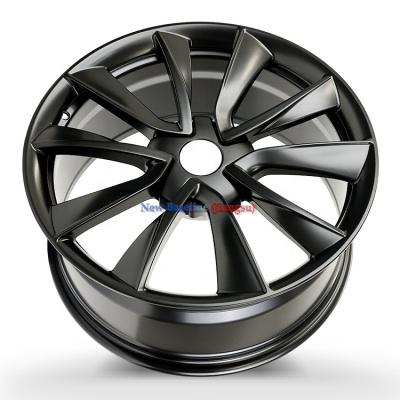 China ALLOY UU 19 Factory Custom 18 20 Inch Matte Black Forged Car Rims For Tesla Model 3 for sale