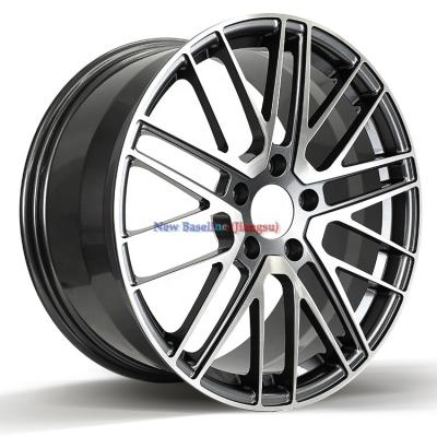 China Professional ALLOY UU Car Alloy Wheel Rim 20 Inch Black Rims 5x108 5x120,5x112 20 Inch Rims for sale