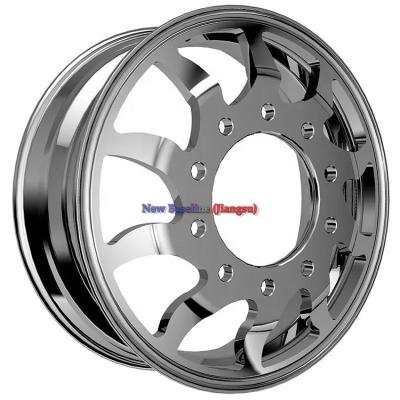 China ALLOY UU Forged Off Road DOUBLE Wheel 22X8.25, 24X8.25, 26X8.25 POLISHED Wheels for sale