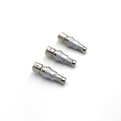 China Fischer Multi Pole Connectors 2 Pin Male Plug IP68 For Arri Alexa Camera for sale