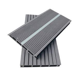 China Natural Co Extrusion Composite Decking Boards Luminous WPC Flooring 16ft for sale