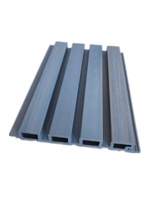 China 6ft Waterproof Wood plastic WPC Fluted Wall Panel Board Outdoor decking for sale