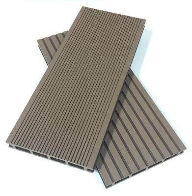 China Moisture Proof WPC Decking Outdoor 145*21mm Terrace Swimming Pool Deck for sale