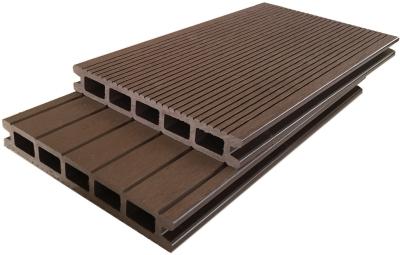 China 10 Ft WPC Outdoor Decking Floor Wood Plastic Composite Boards Red Brown for sale