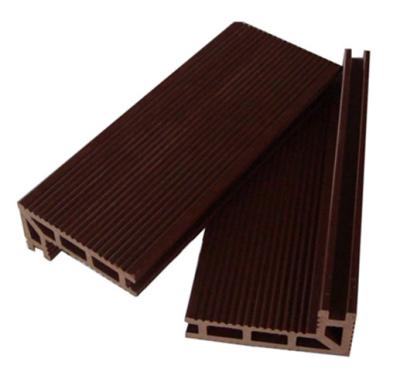 China Embossed Solid WPC Decking Swimming Pool Wood Plastic Composite Flooring board for sale