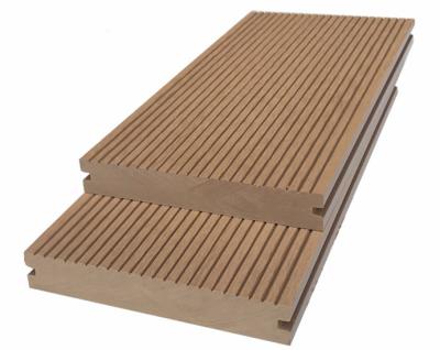 China Outdoor Wood Plastic Composite Pool Deck WPC Interlocking Composite Deck Boards Anti Uv for sale