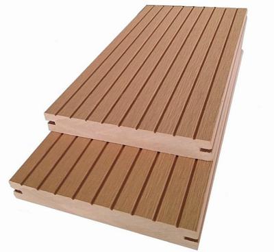 China Decking compuesto al aire libre del porche delantero 23x150 Decking compuesto de la madera de WPC en venta