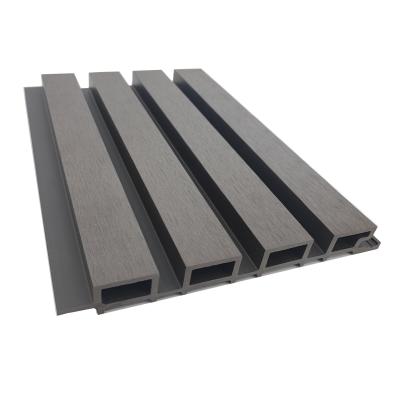 China Decorative WPC Paneli Exterior Wall Panel Wood Plastic Composite Coextrusion for sale