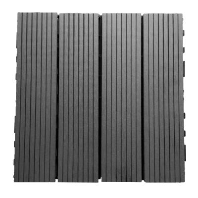 China Embossed Wood Plastic Composite Wpc Decking Floor For Outdoor Patio Garden for sale