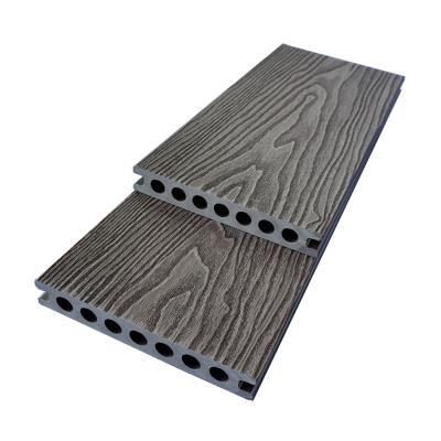 China 1x6 Decking de patio compuesto WPC madera plástico retardante del fuego para el pontón en venta