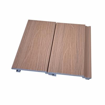 China 20*155mm Waterproof Wpc Cladding Composite Siding Boards Decorativo Wpc Wall Panel Outdoor for sale