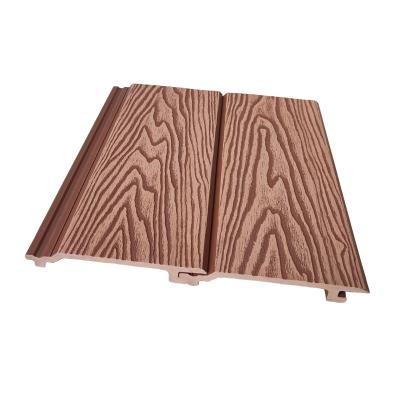 China Outdoor Guofeng Wood Plastic Composite Wpc Wall Panel Board Decorative Wpc Panel Waterproof House Cladding Panel for sale