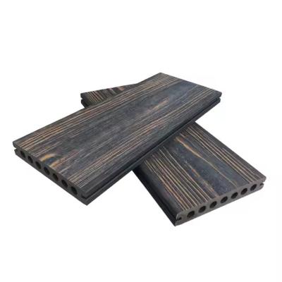 China Wpc Decking Mixed Color Three Layer Co-extrusion Terrace Solid Flooring for sale