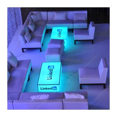 China LED COLOR CHANGE Plexiglass Coffee Table for Night Club (TA120) for sale